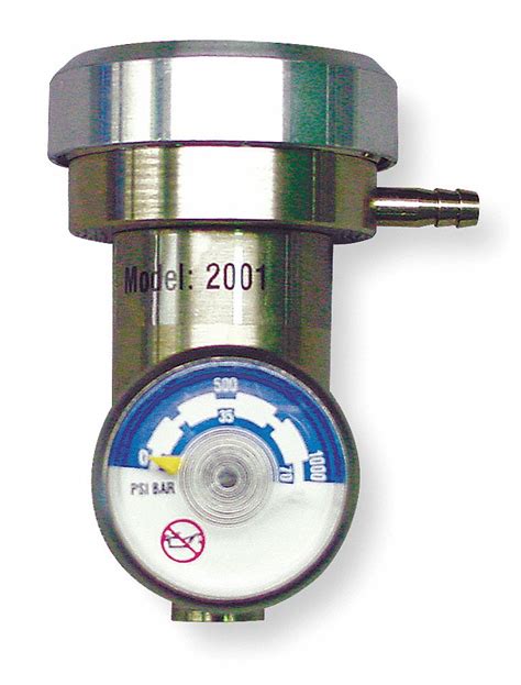 INDUSTRIAL SCIENTIFIC, Gas Regulator, Aluminum, Gas Cylinder Regulator - 1VL24|18102509 - Grainger