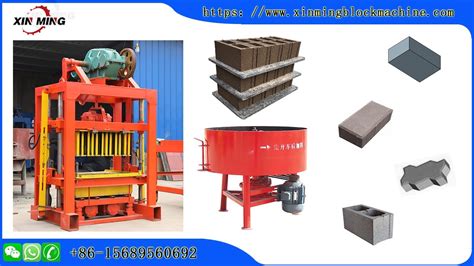 Qtj Small Manual Concrete Block Making Machine Youtube