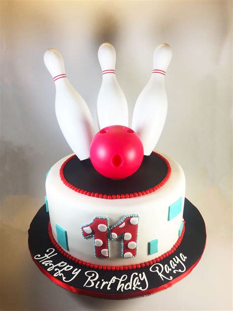 25 Inspired Picture Of Bowling Birthday Cake Bowling Birthday Cakes