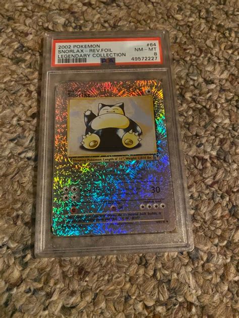 2002 Pokémon Legendary Collection Reverse Foil Holo Fireworks Psa 8