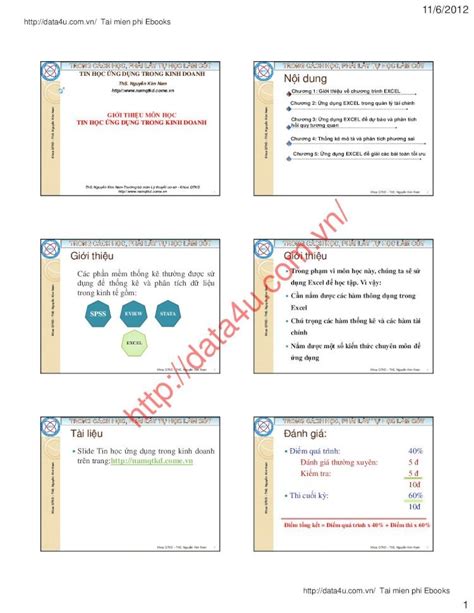 PDF Tin học ứng dụng trong kinh doanh data4u DOKUMEN TIPS