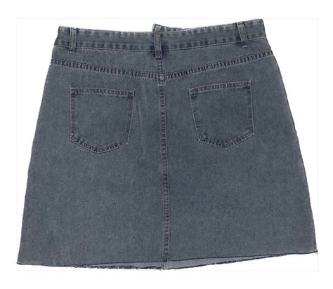 LOVITO Asymmetrical Waist Denim Skirt On Carousell