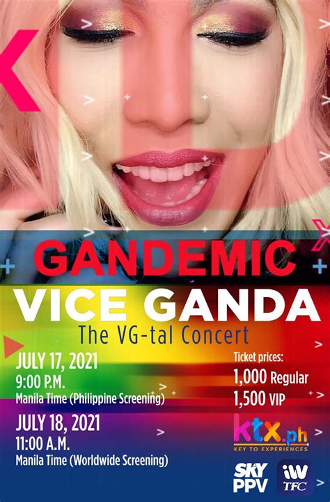 Gandemic The Vg Tal Concert Vice Ganda To Hold First Digital