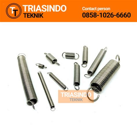 Jual Per Tarik Kawat 1 5 Mm Od 12 Mm Panjang 50 100 Mm Stainless