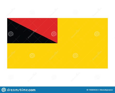 Flag of Negeri Sembilan State Stock Vector - Illustration of lumpur ...