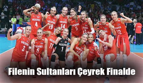 Filenin Sultanlar Avrupa Ampiyonas Nda Eyrek Finalde