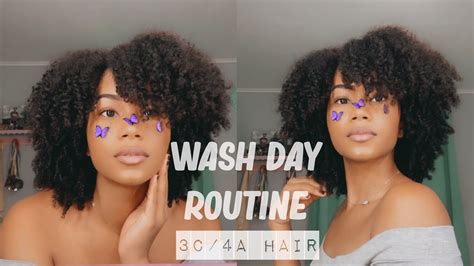 3c 4a Wash Day Routine From Start To Finish Youtube