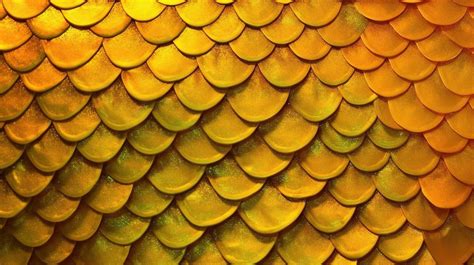 Fantasy Texture Yellow Mermaid Scale Fish Scales Background Fish