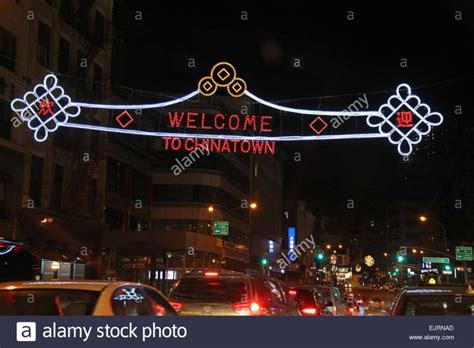 Welcome To Chinatown Sign New York Ny Usa Empire State Empire