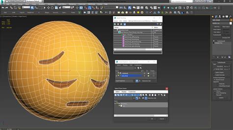 Triste Cara Pensativa Emoji Modelo 3D 9 3ds C4d Fbx Obj Max