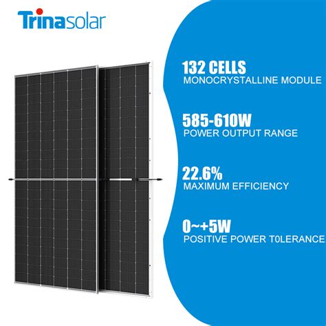 Trina High Quality W W W W W W Vertex N Bifacial Dual