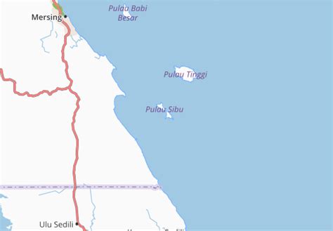 MICHELIN Pulau Sibu map - ViaMichelin