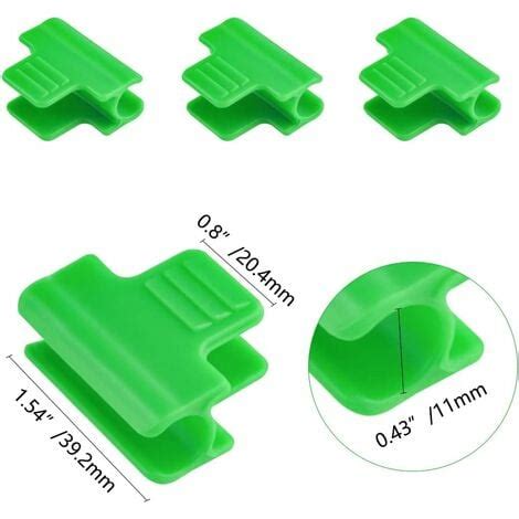 Lot De 40 Clips Pour Serre De Jardin Clips Pour Tube D Ombrage De