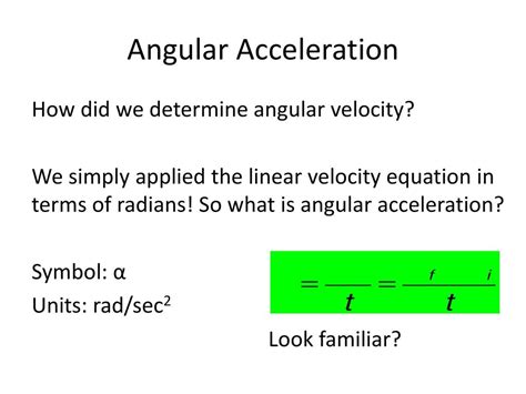 Angular Acceleration Symbol