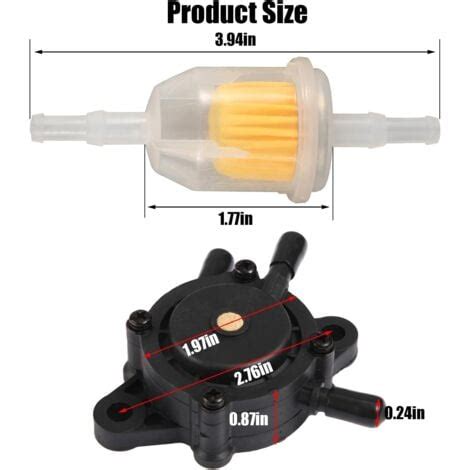 Kit De Pompe Carburant Avec Filtre Pompe Carburant Pour Kohler