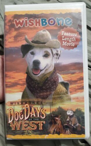 Wishbone Wishbones Dog Days Of The West Vhs 1998 Tested And Works