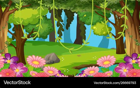 Empty background nature scenery Royalty Free Vector Image