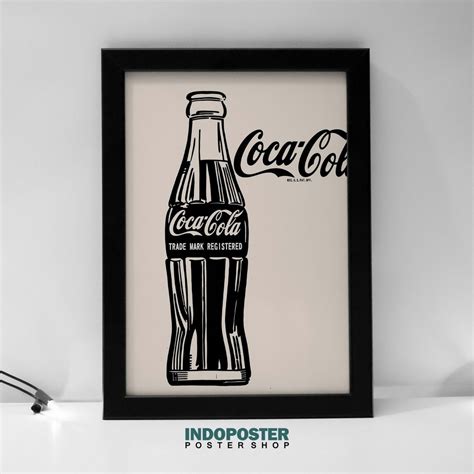 Jual Poster Hiasan Dinding Vintage Retro Jadul Coca Cola Andy Warhol