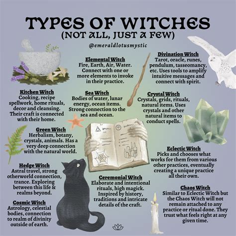 What Kind Of Witch Are You 11 Types Of Witches — Emerald Lotus