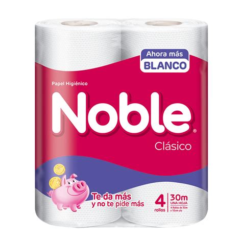 Papel Higiénico Noble 4 Uds 30 Mts — Farmacia El Túnel