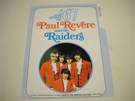 Paul Revere And The Raiders Spirit Of 67 Original 1967 Promo Display Advt Ebay