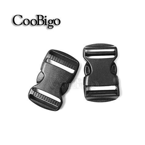 20mm Plastic Side Release Buckles Dual Adjustable Buckle Backpack Belt