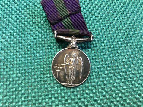 Silver Dress Erii General Service Medal Gsm Ebay