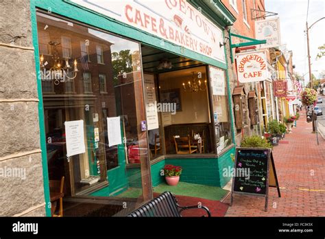 King Street In The Historic Colonial Village Of Leesburg Virginia