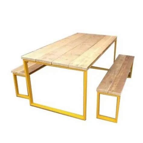 Rectangular Wooden Canteen Table Seating Capacity At Rs In Surat