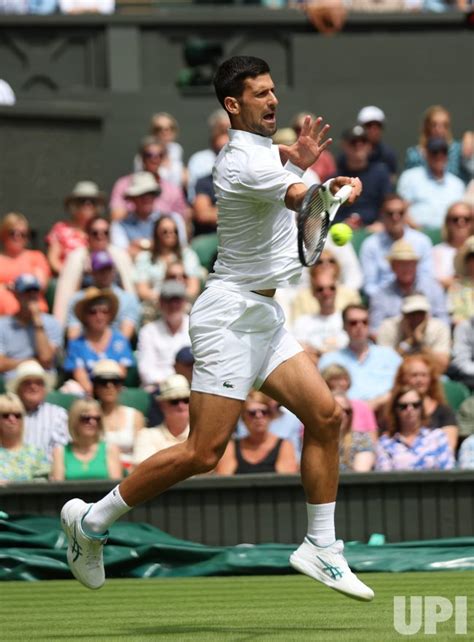 Photo Novak Djokovic Vs Pedro Cachin Lon Upi