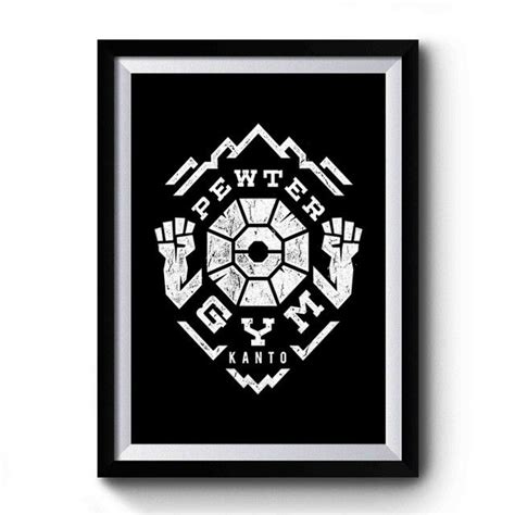 Pokemon Pewter City Gym Premium Poster