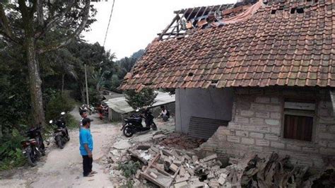 500 Rumah Di Pamijahan Bogor Rusak Terdampak Gempa Bumi Sukabumi