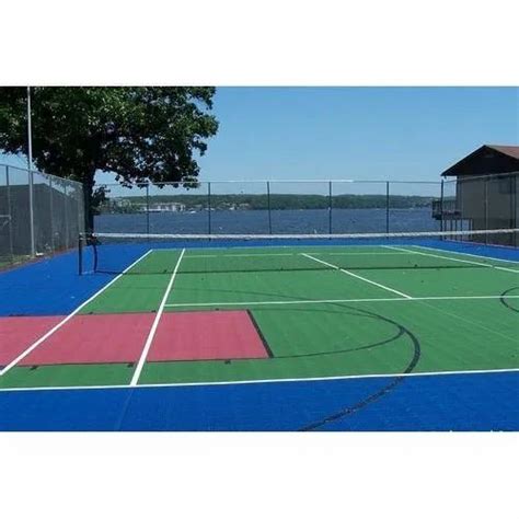 Tennis Court Construction in Delhi by Malik Brothers | ID: 23005601255