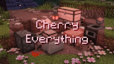 Cherry Everything Minecraft Texture Pack