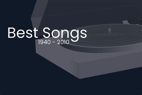 Infographic - The best songs of the decades on Behance