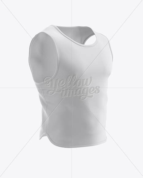 Soccer Bib Mockup Halfside View Free Download Images High Quality