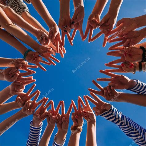 Hands Forming A Circle — Stock Photo © Photolife 105709682