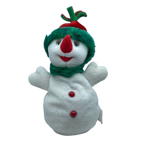 Ty Beanie Babies Snowgirl Snowgirl Snowman 8 Plush Toy No Tag Ebay