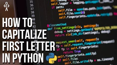 How To Capitalize First Letter In Python