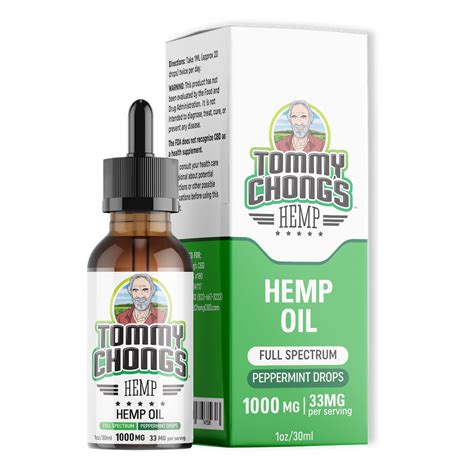 Tommy Chongs Mg Full Spectrum Hemp Tincture Get Chong Hemp