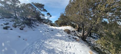 Zapata Falls Hike (Winter) - Fat Man Little Trail