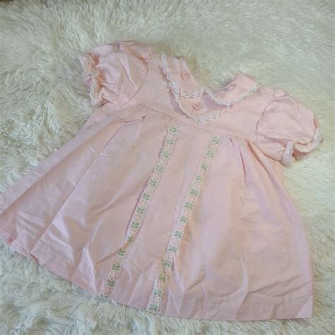 Vintage Girls Jcpenney Toddle Time Pink Dress T Eye Gem