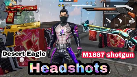 Desert Eagle One Tap Headshot M1887 Shotgun Headshot Mp40 Headshot King Yalgaar Free Fire