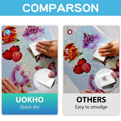 Snapklik Holographic Printable Sticker Paper For Ink Jet Laser