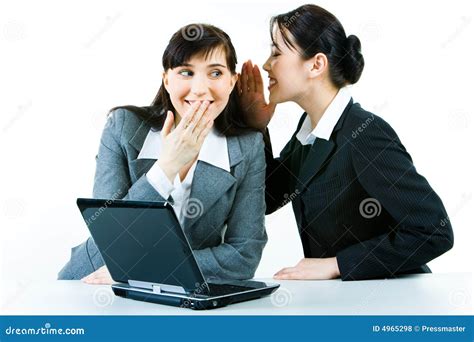 Gossip At Work Stock Photo Image Of Partner Confident 4965298