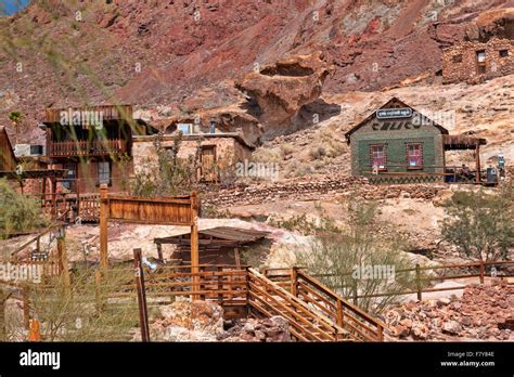 Ghost Town In The Nevada Desert Historical Abandoned Mining Town Now