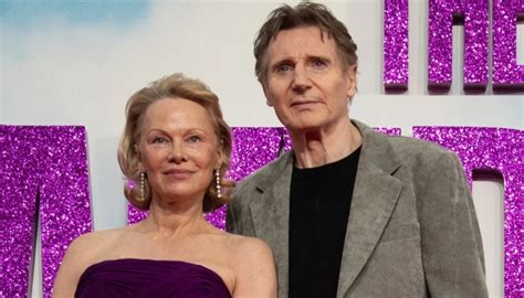 Naked Gun Costars Pamela Anderson Liam Neeson Dating After On Set Buzz