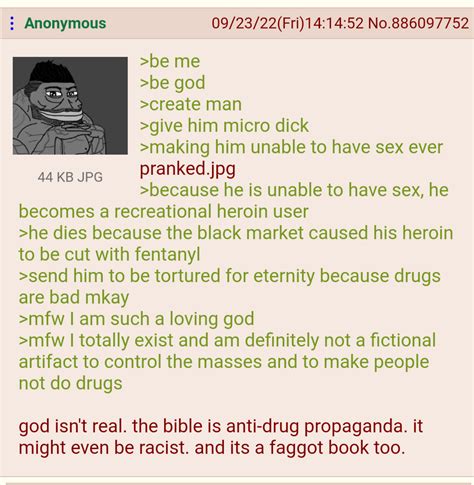 Anon Is God R Greentext Greentext Stories Know Your Meme