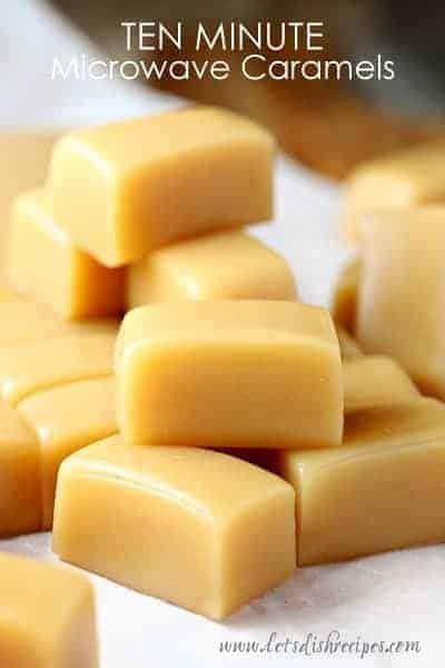 Ten Minute Microwave Caramels Lets Dish Recipes