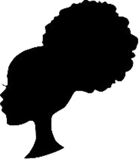 Afro Black Barbie Silhouette L 3 Inch Die Cut Diy Birthday Party 48